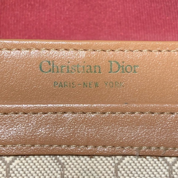 Christian Dior Vintage Honeycomb Long Wallet With COA - Picture 4 of 17